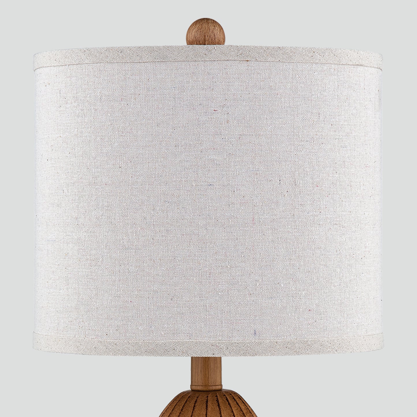 Cinkeda Twinset Brown Resin Table Lamps + USB Ports + Touch-sensitive 3-Way Dimmable Switch