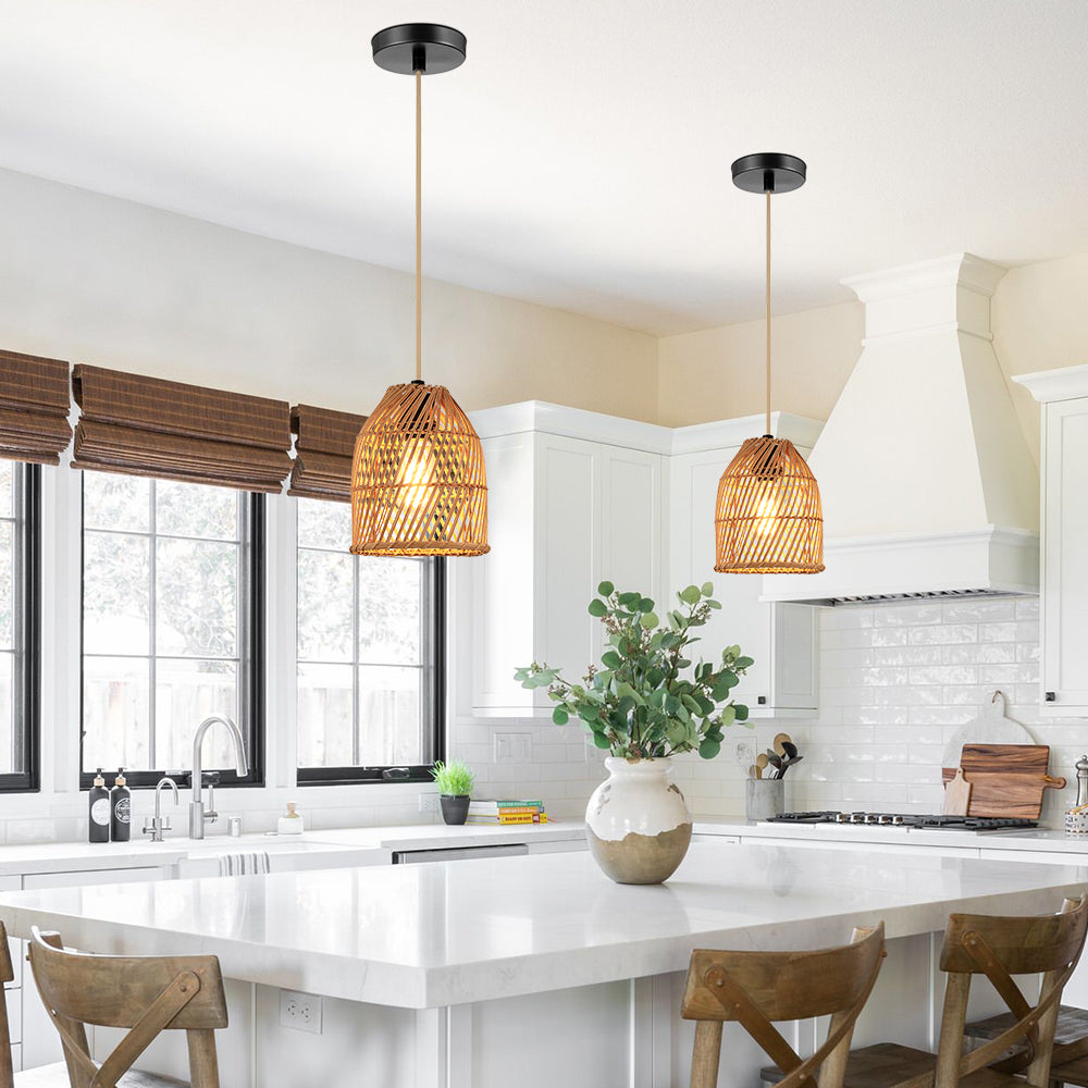 Adjustable Pendant Lamp with LED Bulb