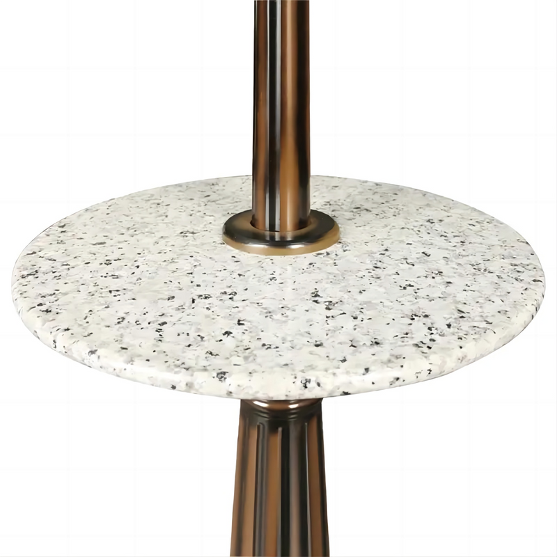 Chinese Style Waterproof Courtyard Stand Fan Outdoor Fan with Light and Pull Chain Control