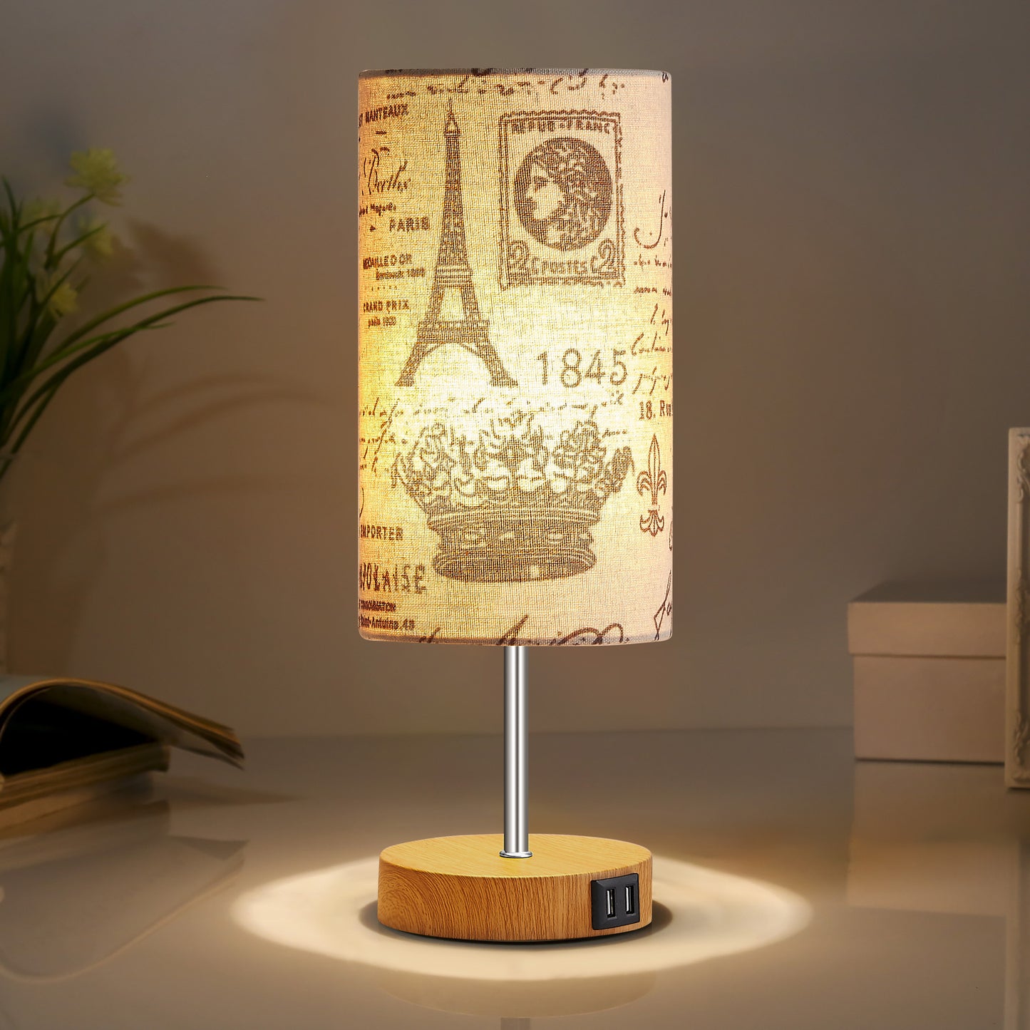 Table Lamps Feature Touch Dimming, USB Charging, and Exquisite Design